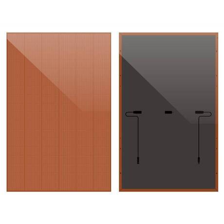 Pannelli fotovoltaici rossi